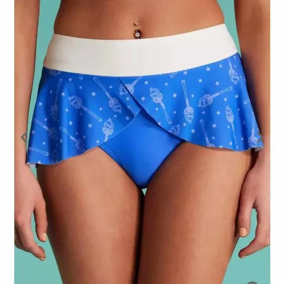 Sailor Skirted Bow Crescent Moon Bottoms New Tags Sz 4 - Picture 3 of 6